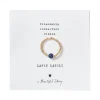 A Beautiful Story Bagues>Bague card Sparkle doré - Lapis lazuli