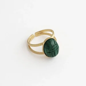 Viadoli Bagues>Bague Carmen - Malachite