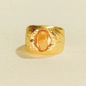 Agapée Bagues>Bague Carmen - orange