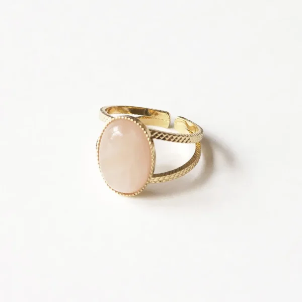 Viadoli Bagues>Bague Carmen - rose quartz