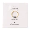 A Beautiful Story Bagues>Bague Clarity doré - Onyx noir