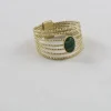 Kariboo Bagues>Bague Elena petite - vert malachite