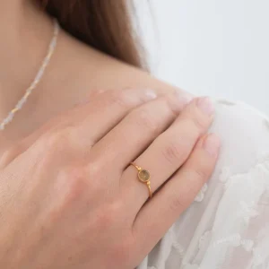 A Beautiful Story Bagues>Bague Faithful - Citrine