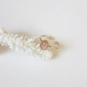 Kariboo Bagues>Bague Louise moyenne - quartz rose