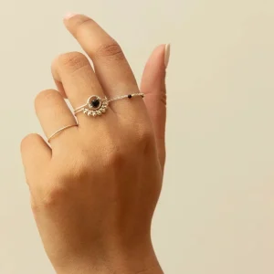 You Are Young Bagues>Bague Swan - Spinelle - Argent