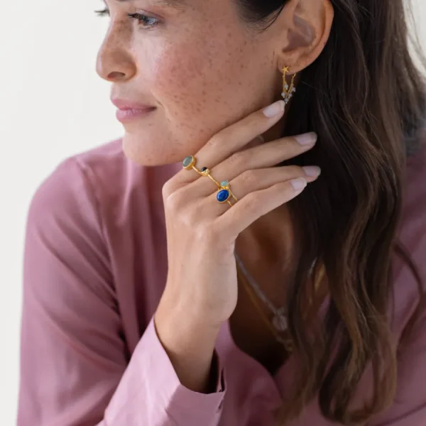 A Beautiful Story Bagues>Bague Visionary - Lapis Lazuli