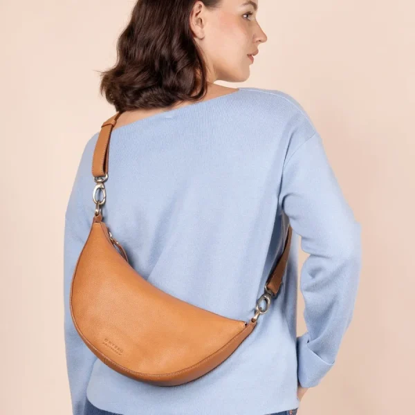 O My Bag Sacs>Banane Leo - Wild Oak Soft Grain Leather