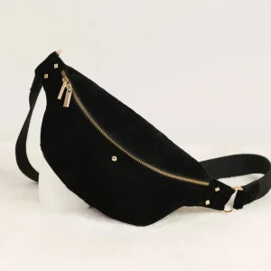 Maradji Sacs>Banane Nicole - Velours noir