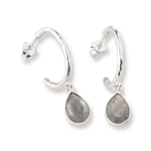 A Beautiful Story Boucles D'oreille>Boucles Admiring argenté - Labradorite