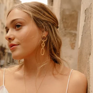 Louise Damas Boucles D'oreille>Boucles asymétrique Charlotte