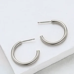 Shlomit Ofir Boucles D'oreille>Boucles Basic argenté - petites