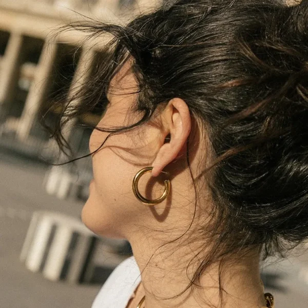 Louise Damas Boucles D'oreille>Boucles Charlotte Créoles grandes