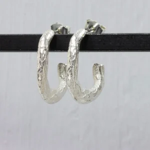 Jeh Boucles D'oreille>Boucles d'oreilles grande boucle - argent