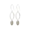 A Beautiful Story Boucles D'oreille>Boucles Graceful argenté - Labradorite