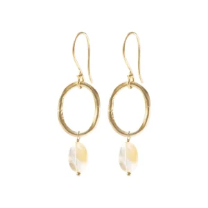 A Beautiful Story Boucles D'oreille>Boucles Graceful doré - Citrine