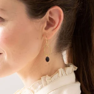 A Beautiful Story Boucles D'oreille>Boucles Graceful doré - Grenat