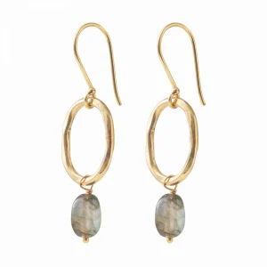 A Beautiful Story Boucles D'oreille>Boucles Graceful doré - Labradorite