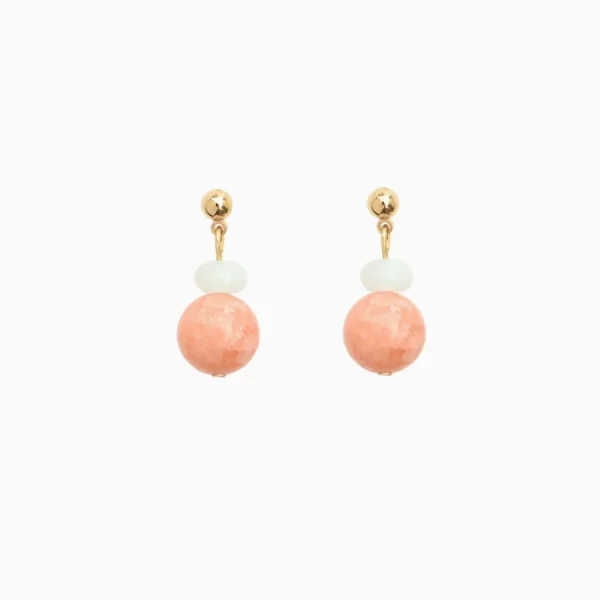 Titlee Boucles D'oreille>Boucles Greenwich - peach