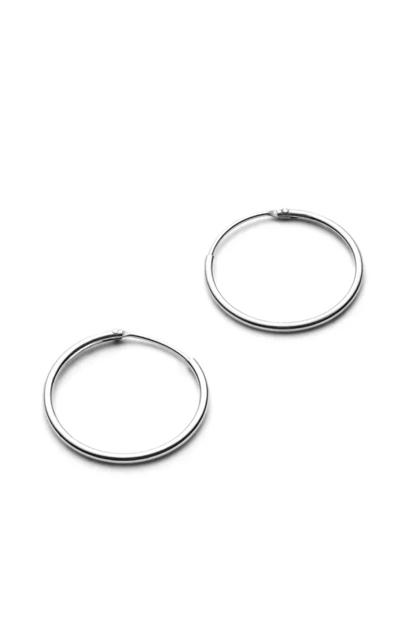 Jukserei Boucles D'oreille>Boucles Hoops S - argenté