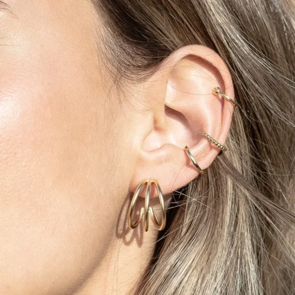 Shlomit Ofir Boucles D'oreille>Boucles Ibiza - doré