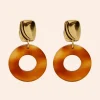 Bonjour Aimée Boucles D'oreille>Boucles Lucy - ambre