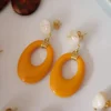 Azeria Boucles D'oreille>Boucles Ola - jaune