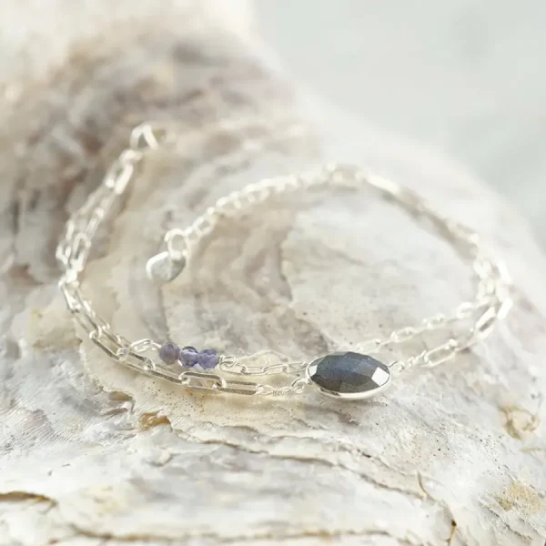 A Beautiful Story Bracelets>Bracelet Affinity argent - Labradorite