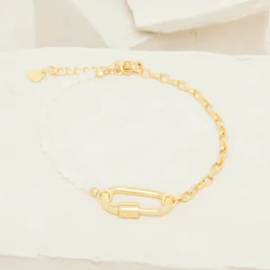 Feeka Bracelets>Bracelet Annael - Perle Blanche