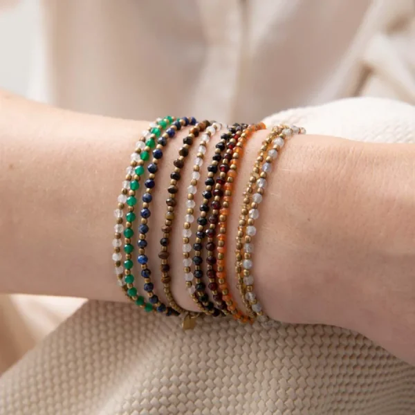 A Beautiful Story Bracelets>Bracelet Beautiful doré - Cornaline