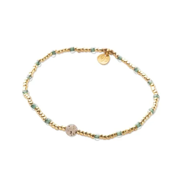 A Beautiful Story Bracelets>Bracelet Clever doré - Labradorite