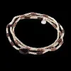 A Beautiful Story Bracelets>Bracelet Energetic argenté - Grenat