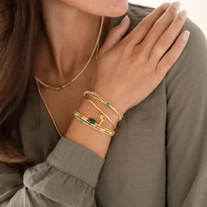 A Beautiful Story Bracelets>Bracelet Energetic doré - Aventurine