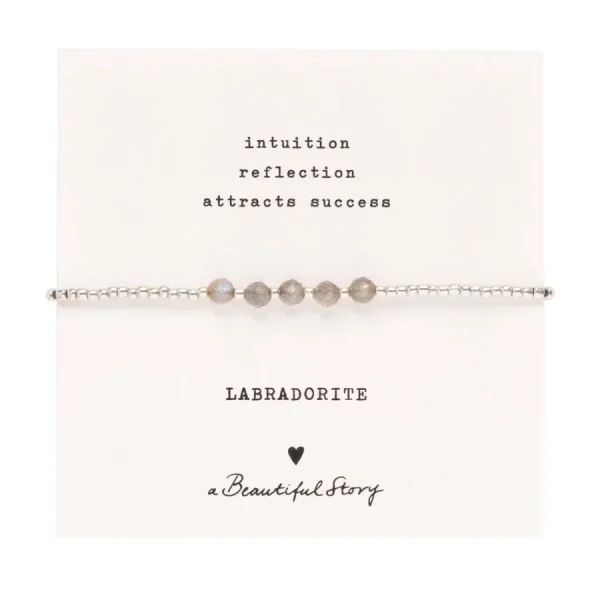 A Beautiful Story Bracelets>Bracelet Essential argenté - Labradorite