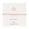 A Beautiful Story Bracelets>Bracelet Essential argenté - Quartz rose