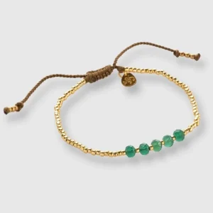 A Beautiful Story Bracelets>Bracelet Essential doré - Aventurine