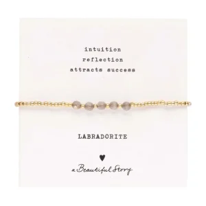 A Beautiful Story Bracelets>Bracelet Essential doré - Labradorite