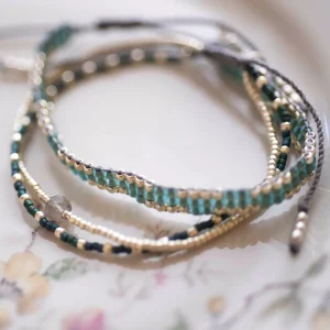 A Beautiful Story Bracelets>Bracelet Friendship argenté - Labradorite