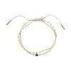 A Beautiful Story Bracelets>Bracelet Friendship doré - Lapis Lazuli