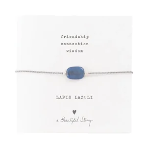 A Beautiful Story Bracelets>Bracelet Gemstone card - Lapis Lazuli