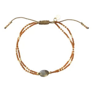 A Beautiful Story Bracelets>Bracelet Glimmer doré - Labradorite