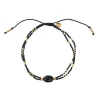 A Beautiful Story Bracelets>Bracelet Glimmer doré - Onyx noir