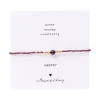 A Beautiful Story Bracelets>Bracelet Iris card doré - Grenat