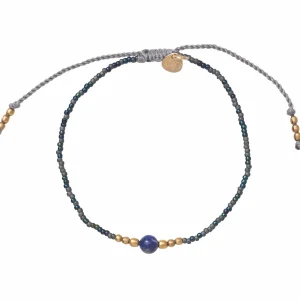 A Beautiful Story Bracelets>Bracelet Iris doré - Lapis Lazuli