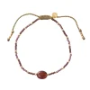 A Beautiful Story Bracelets>Bracelet Joyful doré - Grenat