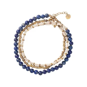 A Beautiful Story Bracelets>Bracelet Loving - Lapis lazuli