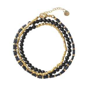 A Beautiful Story Bracelets>Bracelet Loving - Onyx noir