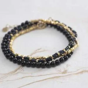 A Beautiful Story Bracelets>Bracelet Loving - Onyx noir