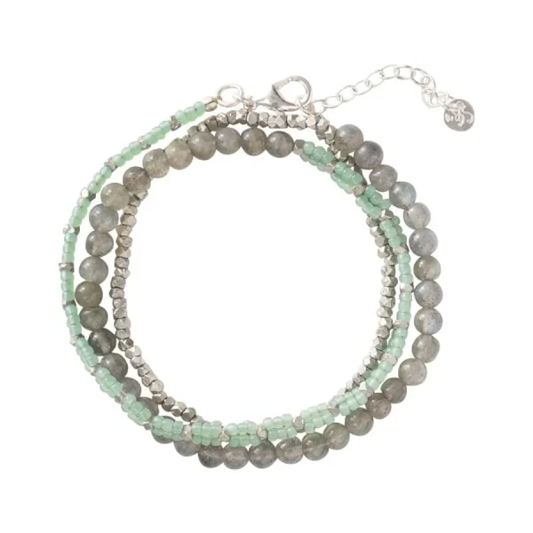 A Beautiful Story Bracelets>Bracelet Loving argenté - Labradorite