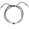 A Beautiful Story Bracelets>Bracelet Loyal argenté - Onyx noir