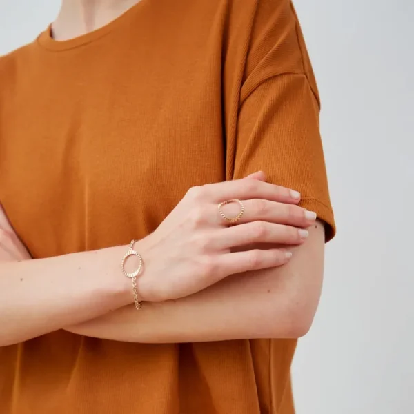 Les Femmes à barbes Bracelets>Bracelet Pleats rond ouvert